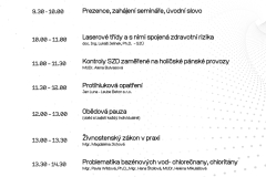 Program semináře